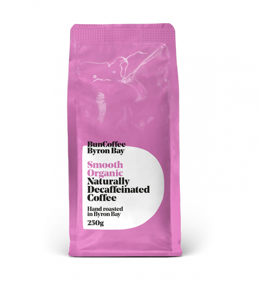 Bun Coffee - Smooth Organic Decaffeinated Coffee 250g