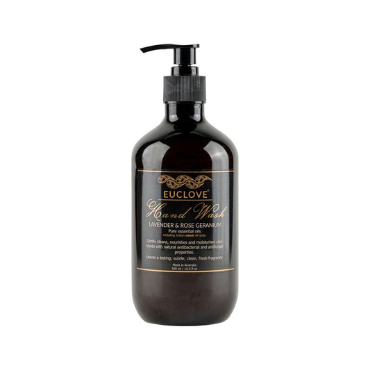 Euclove - Lavender and Rose Geranium Hand Wash 500ml