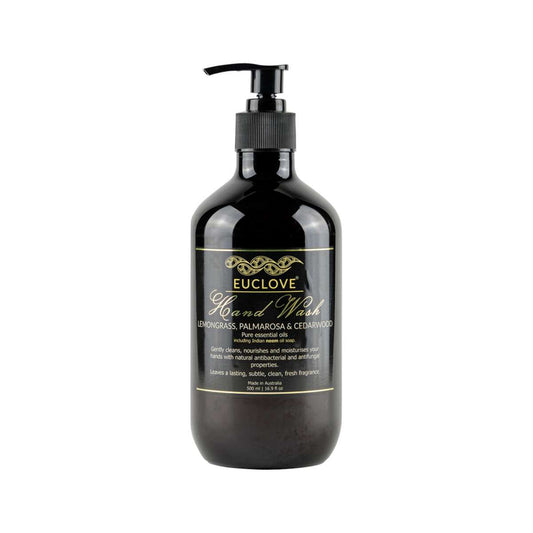 Euclove - Lemongrass, Palmarosa and Cedarwood Hand Wash 500ml