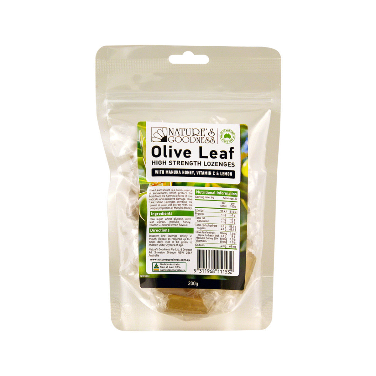 Honey based Lozenges