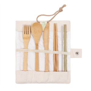 Reusable Bamboo Cutlery Set