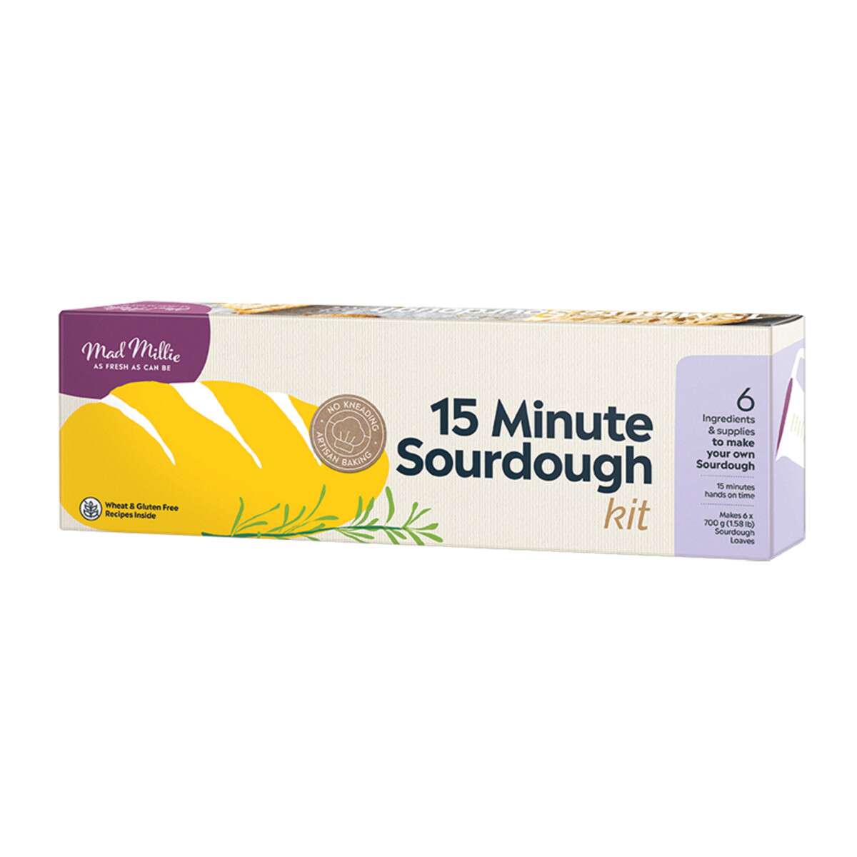 Mad Millie - 15 minutes sourdough kit