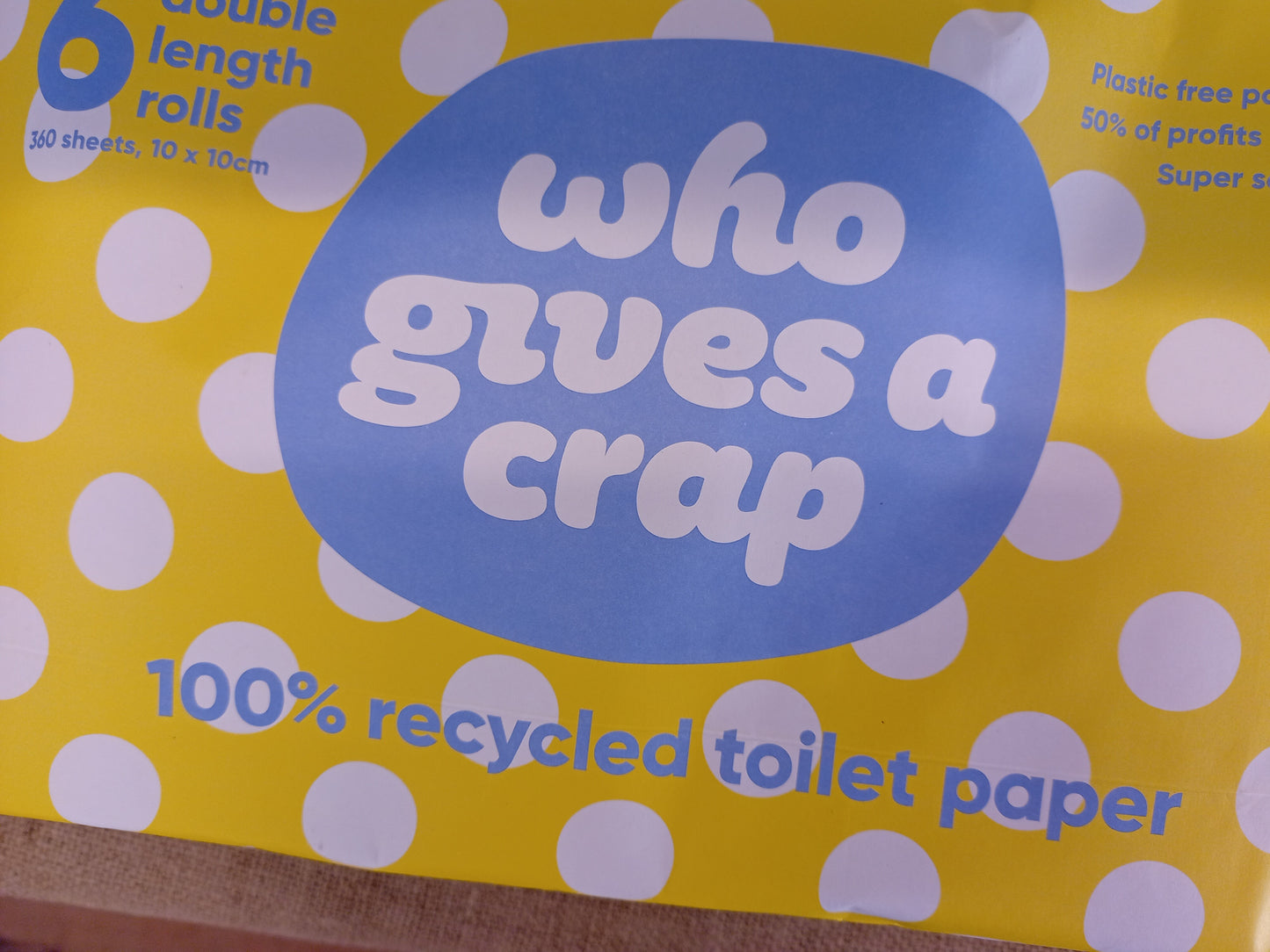 Who Gives a Crap - Toilet Paper