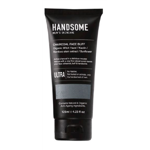 Handsome Men's Skincare Charcoal Face Buff 125ml Tube
